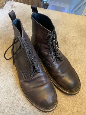 Thursday Boot Company Men's Brown Leather Lace-Up Boots